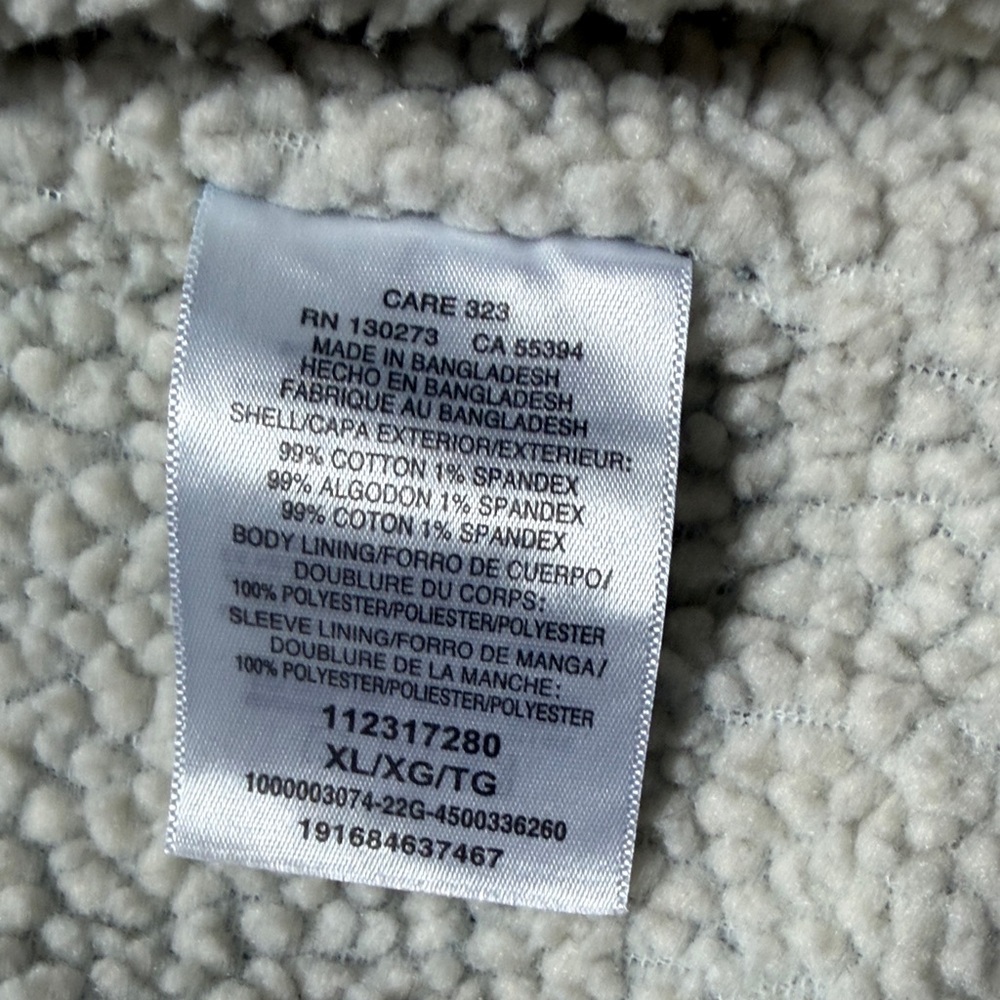 Wrangler Blue Denim Jacket with Fleece Hood - Picture 4 of 6